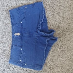 Blue shorts
